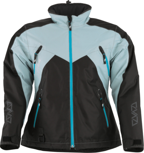 Arctiva - Arctiva Pivot 6 Insulated Womens Jacket - 3121-0820 - Black/Blue/Gray - X-Small