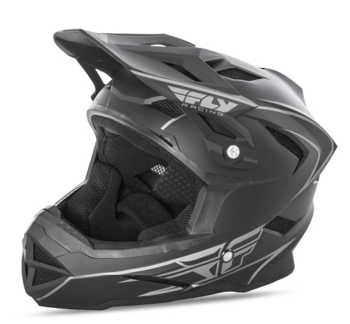 Fly Racing - Fly Racing Default Graphics Helmet - 73-9160S - Matte Black - Small