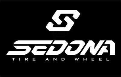 Sedona - Sedona Logo Sticker - 7in. - 3.438 X 7.52 SEDONA