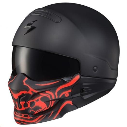 Scorpion - Scorpion Face Mask for Covert Helmets - Samauri Red - 52-546-22