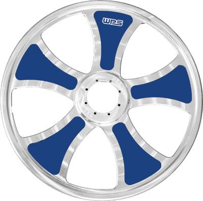 TKI - TKI Billet Wheel Inserts - Blue - TKI-BI09
