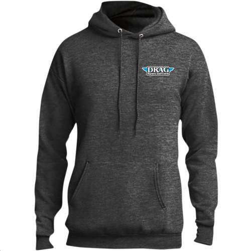 Throttle Threads - Throttle Threads Hooded Sweatshirt - DRG29PC78HDHG2X - Heather Gray - 2XL