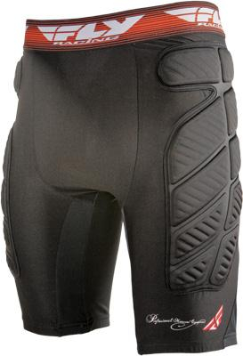 Fly Racing - Fly Racing Compression Shorts - 360-9855L - Black/Red - Large