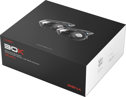 SENA - SENA 30K HD Bluetooth Motorcycle Communication System - Dual - 30K-03D