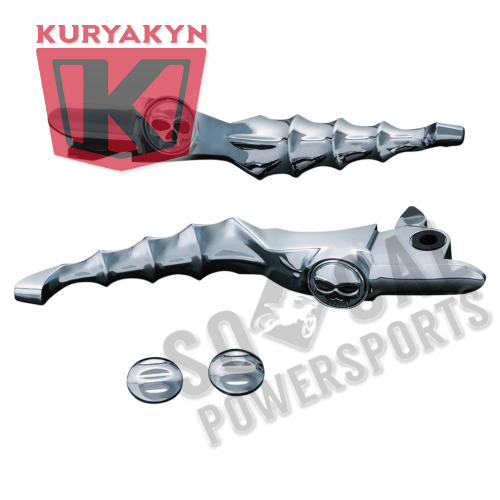 Kuryakyn - Kuryakyn Zombie Levers - Chrome - 1721
