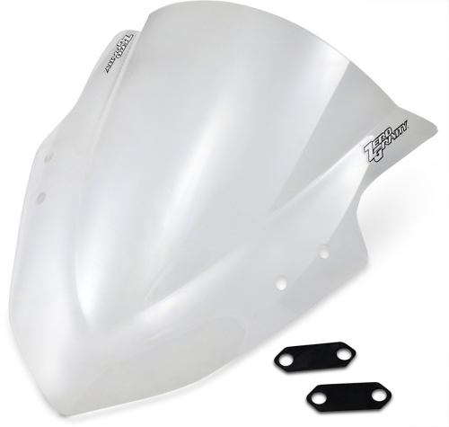 Zero Gravity - Zero Gravity Double Bubble Windscreen - Clear - 16-282-01