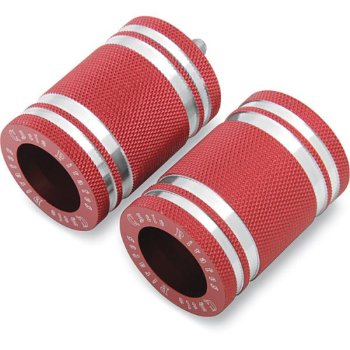 Cycle Pirates - Cycle Pirates 360 Footpegs - Long (80mm) - Red - FPSTD-LR