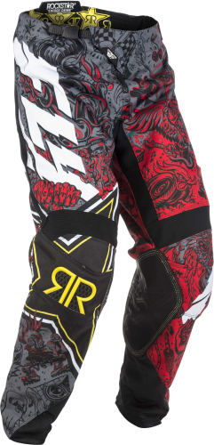 Fly Racing - Fly Racing Kinetic Rockstar Pants (2018) - 371-66230 - Red/Black - 30