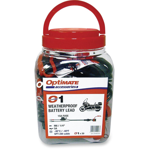 Tecmate - Tecmate 1/4in. Eyelet SAE Battery Connection Leads - 20 Package - O-01JAR