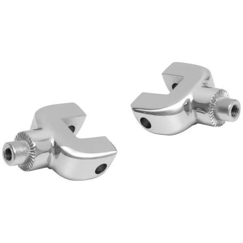 Kuryakyn - Kuryakyn Footpegs Adapters - Splined - Chrome - 8928