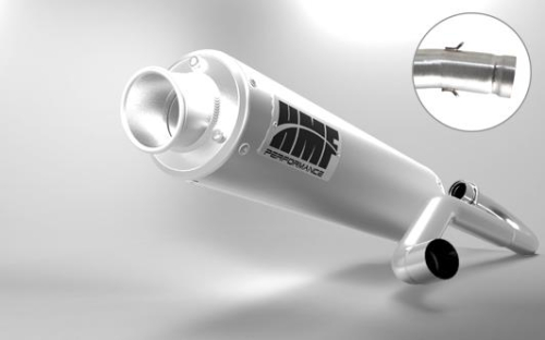 HMF Engineering - HMF Engineering Performance Series Full System Exhaust - Clamp Mount - Brushed - Turn Down Brushed - 014454676071
