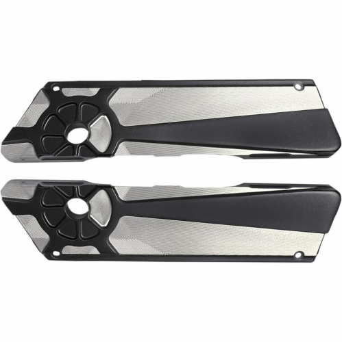 LA Choppers - LA Choppers Fusion Saddlebag Latch Cover - Black Magic Fusion - LA-F390-00M