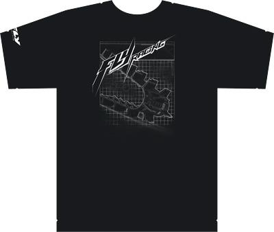 Fly Racing - Fly Racing Focus Snow T-Shirt - 352-0700S - Black - Small