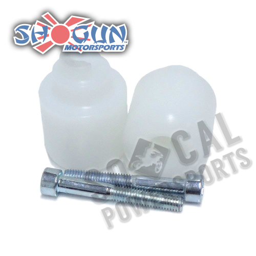 Shogun Motorsports - Shogun Motorsports Bar Ends - White - 725-1310