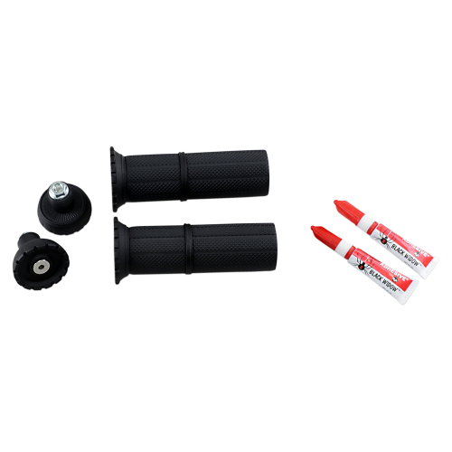 Kuryakyn - Kuryakyn Riot Grips - Black - 3587