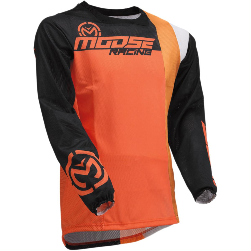 Moose Racing - Moose Racing Sahara Jersey - 2910-5667 - Orange/Black - Medium