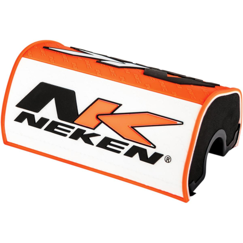 Neken - Neken Oversized Handlebar Pad - Fluo. Orange/White - PADV-ORW