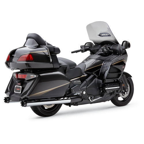 Cobra - Cobra 4in. Slip-On - Chrome with Black Tip - 1219
