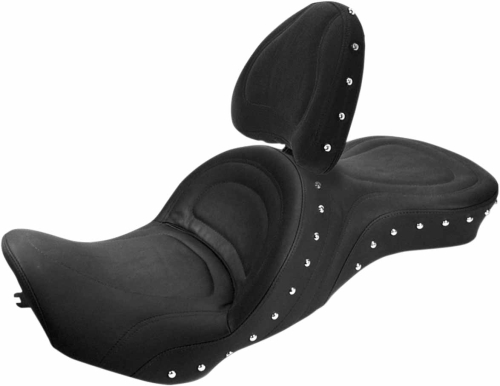 Saddlemen - Saddlemen Explorer Special Seat with Driver Backrest - Leather - H04-13-040