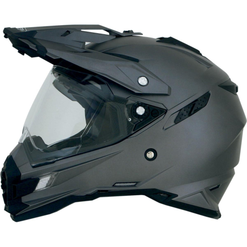 AFX - AFX FX-41DS Solid Helmet - 0110-3761 - Frost Gray - Small