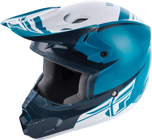 Fly Racing - Fly Racing Kinetic Sharp Helmet - 73-3403-5 - Teal/Blue - Small