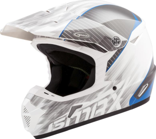 G-Max - G-Max MX46 Colfax Helmet - G3462245 - White/Blue - Medium