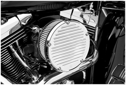 Arlen Ness - Arlen Ness Derby Sucker Air Filter Kit without Cover - Chrome Backing Plate - 18-380