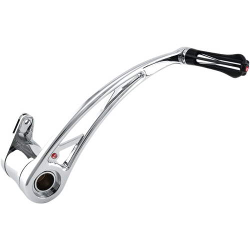 Battistinis Custom Cycles - Battistinis Custom Cycles Wireframe Brake Pedal - Chrome with Black/Chrome Peg - 50-554