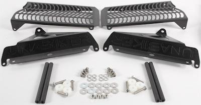 Unabiker - Unabiker Radiator Guards - Black - YYZ250FX-K