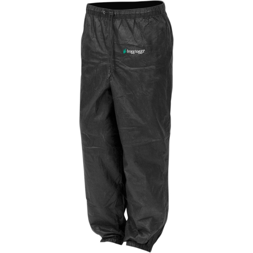 Frogg Toggs - Frogg Toggs Classic Pro Action Womens Rain Pants - PA83522-01LG - Black - Large