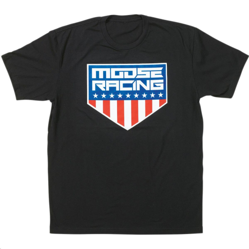 Moose Racing - Moose Racing Honorable Short-Sleeve Tee - 3030-18523 - Black - X-Large