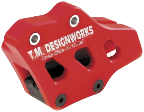 T.M. Designworks - T.M. Designworks Chain Slide-N-Guide Kit for Stock Arms - Red - HCP-45K-RD