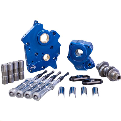 S&S Cycle - S&S Cycle Chain Drive Camchest Kit for M-Eight - Chrome Pushrod Tubes with 465 Cam - 310-0999A