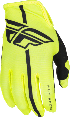 Fly Racing - Fly Racing Lite Youth Gloves - 371-01004 - Hi-Vis/Black - Small