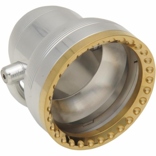 Kens Factory - Kens Factory 4-1/2in. Neo-Fusion Headlight Housing - Polished w/ Brass Ring - 11003