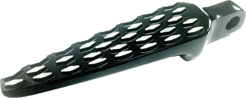 HardDrive - HardDrive Argyle Foot Pegs - 45 Deg. Male Mount - Gloss Black/Raw Cut - 353431
