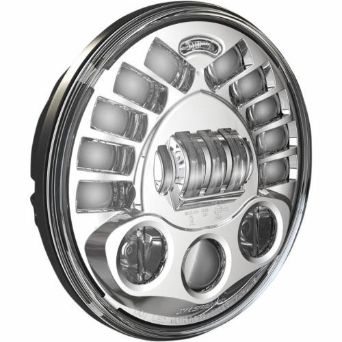 J.W. Speaker - J.W. Speaker 7in. Pedestal Mount LED Headlights - Chrome - 553451