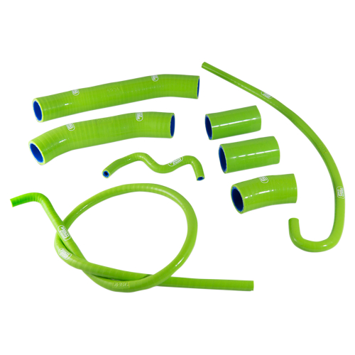SAMCO Sport - SAMCO Sport Radiator Hose Kit - Green - KAW-81GRN