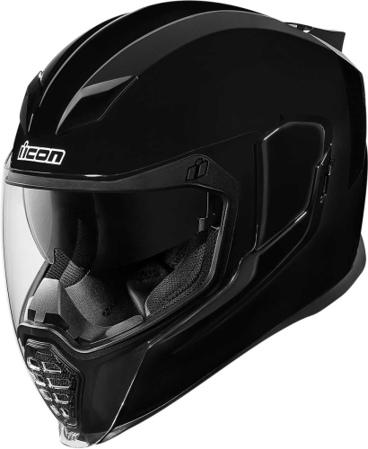 Icon - Icon Airflite Gloss Solid Helmet - 0101-10854 - Black - X-Small