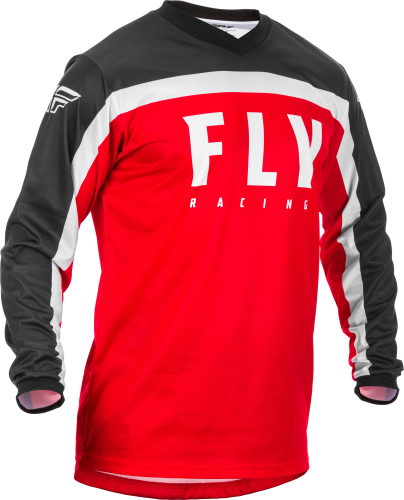 Fly Racing - Fly Racing F-16 Youth Jersey - 373-923YL - Red/Black/White - Large