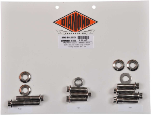 Diamond Engineering - Diamond Engineering 12-Point Head Bolts Kit - Stainless Steel - PB930S