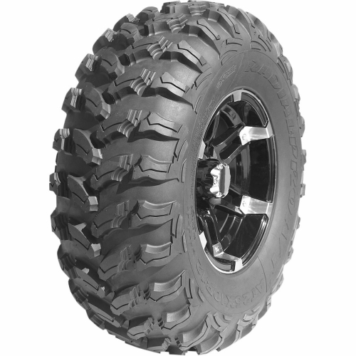 AMS - AMS Radial Pro A/T Tire/Wheel Kit - 26x11-12 - 2+5 Offset - 4/110 - Machined Black - 0331-1227