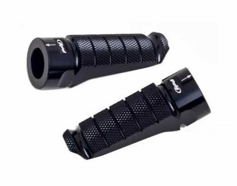 PUIG - PUIG Hi-Tech Footpegs - Racing - Black - 6301N