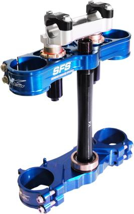 Neken - Neken SFS Triple Clamps - 22mm Offset - Blue - 0409026