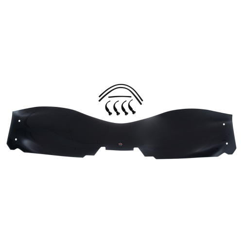 Klock Werks - Klock Werks Flare Windshield Kit - Dark Smoke - KWW-05-0541