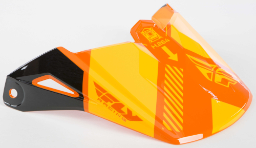 Fly Racing - Fly Racing Visor for Elite Onset Helmets - Orange/Yellow - 73-88004