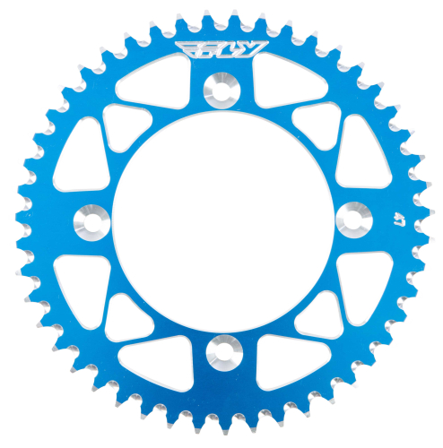 Fly Racing - Fly Racing Aluminum Rear Sprocket - Blue - 47T - 505-47 BLU