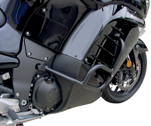 MC Enterprises - MC Enterprises Canyon Cages Fairing Protectors - 1in. Tubing - Powdercoat Black - 1400-410P