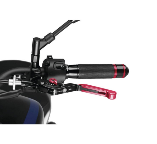 PUIG - PUIG 3.0 Extendable Folding Clutch Lever - Black/Red - 24RNR
