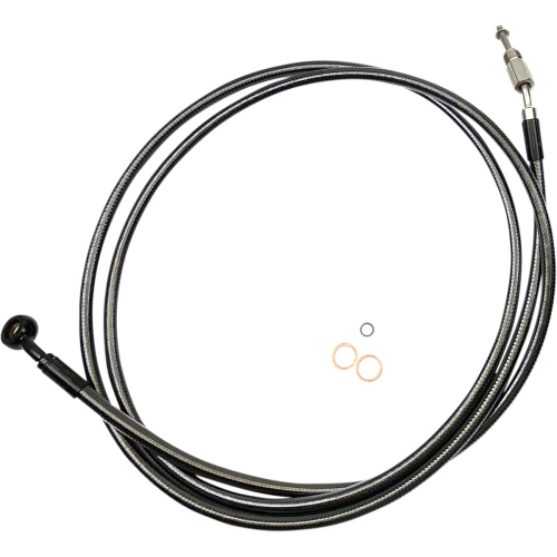 Magnum - Magnum Black Pearl Hydraulic Clutch Line - 74in. - 35 Degree Banjo Angle - 41278CVO